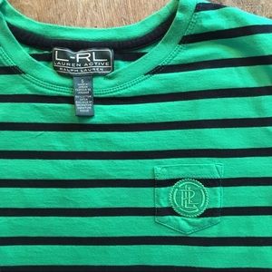 L-RL Lauren Active by Ralph Lauren Monogram Tee